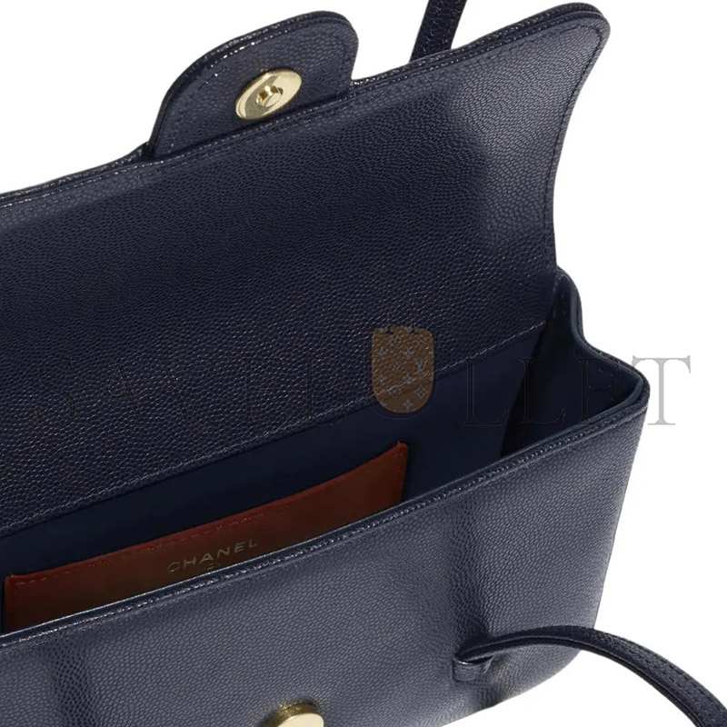 CHANEL CLUTCH WITH LEATHER STRAP AP5068  (17*11.5*5cm)